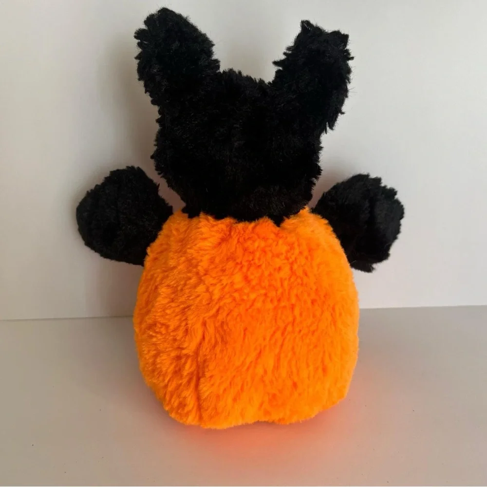 Reversible Pumpkin Bat Plush Halloween Stuffed Toy